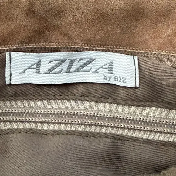 Boho Fringe Crossbody Bag Faux Fur Western Festival Indie Cowgirl Tan AZIZA - Picture 3 of 7